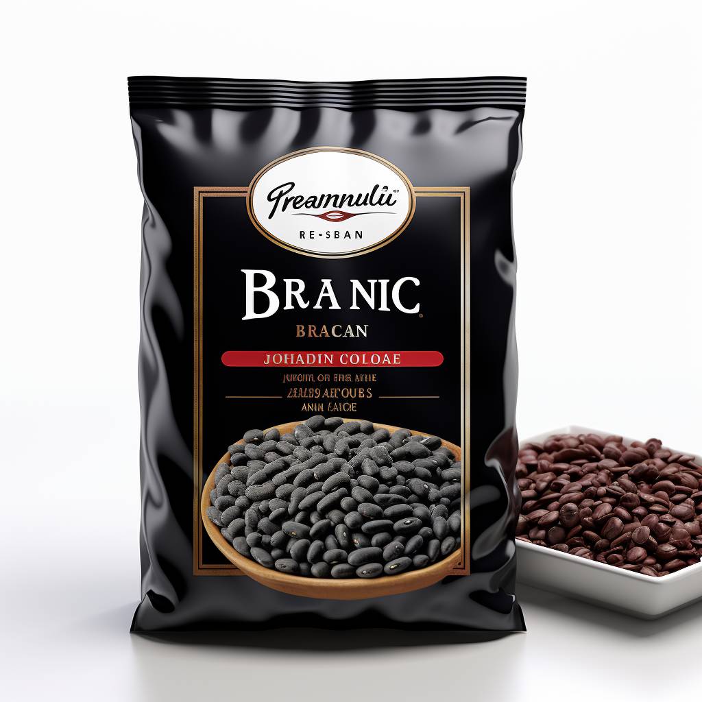 Black Beans Brick Bag