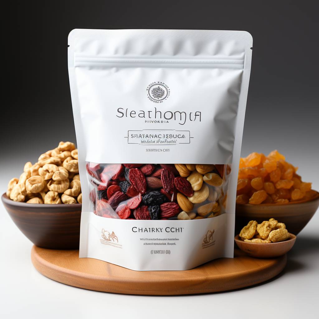 Dried Fruits and Nuts Flat Bottom Bag