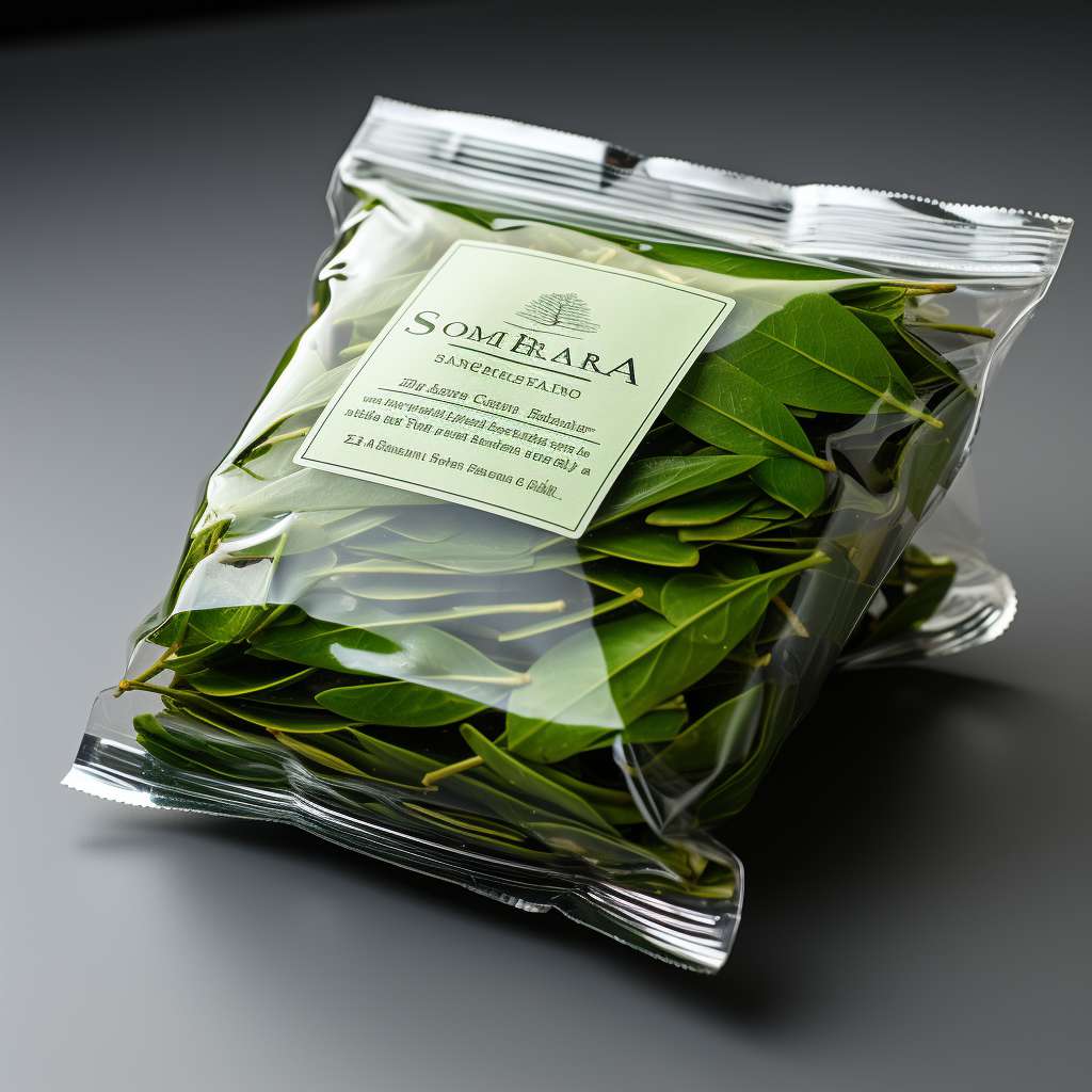 Green Tea Pillow Bag