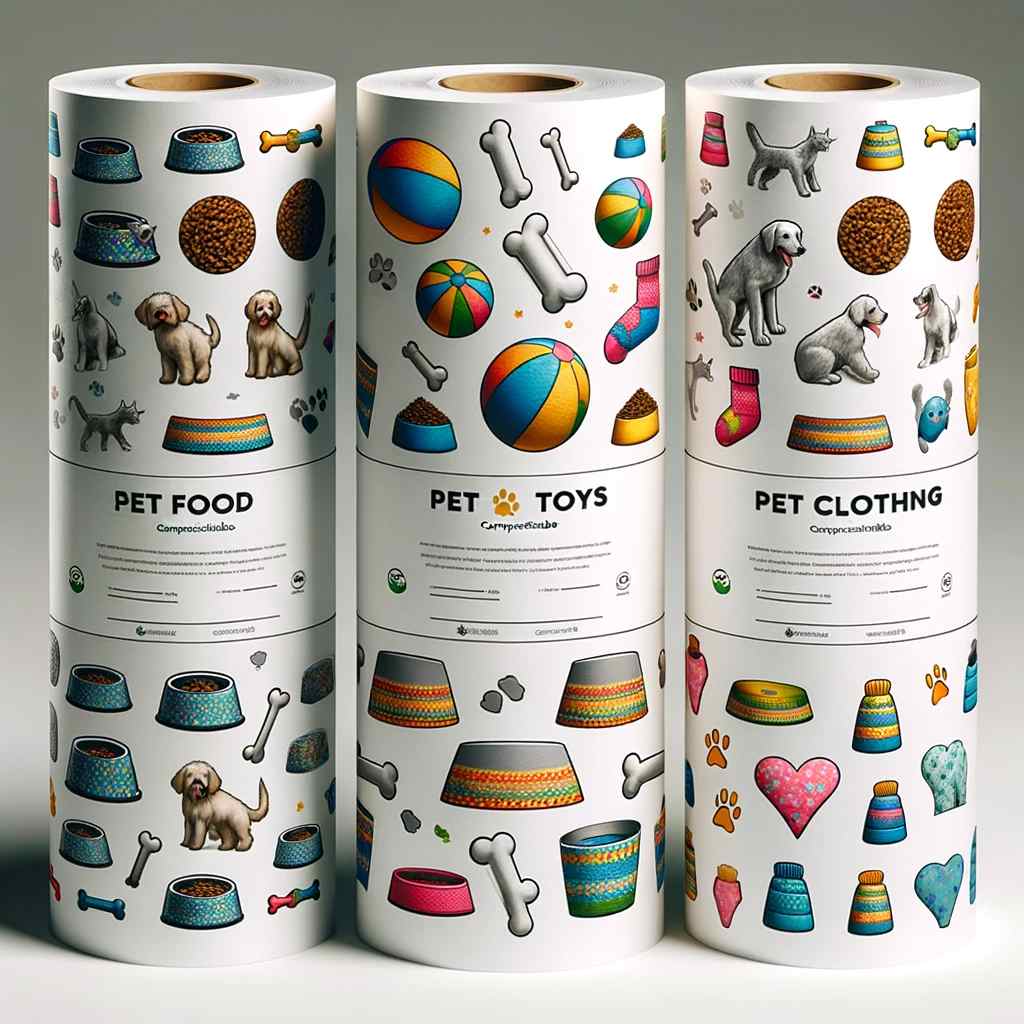 pet paper rolls packaging