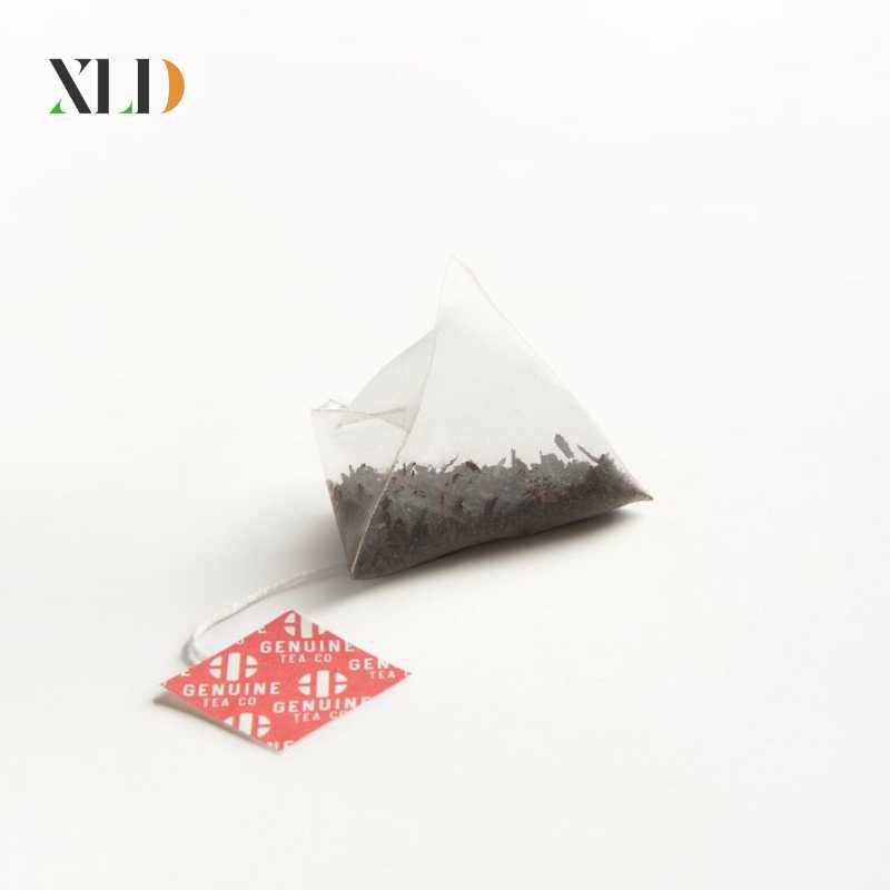 Pyramid tea bag tags