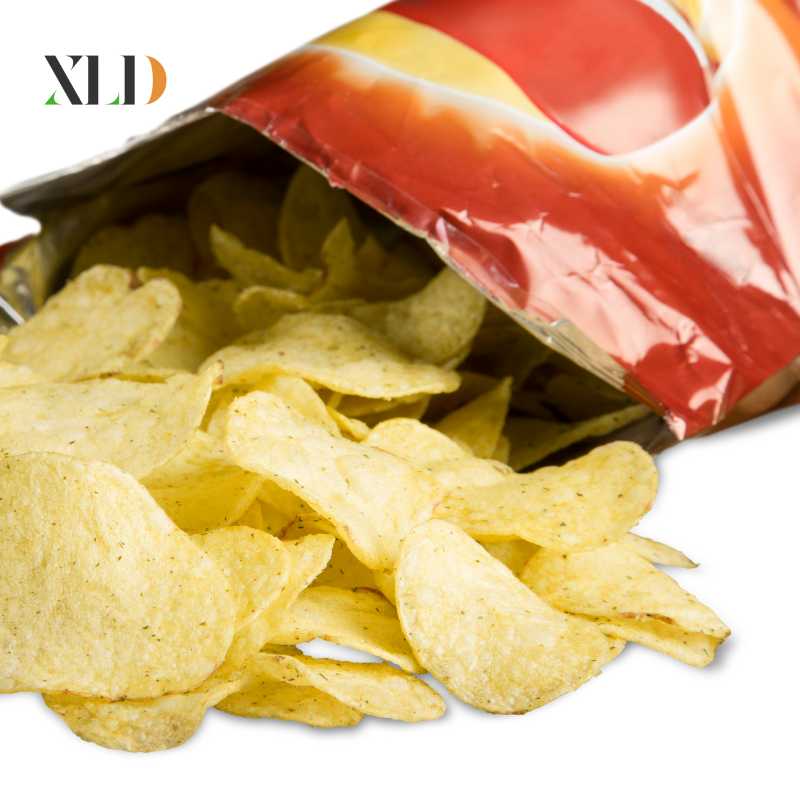 Potato chip bags for supermarkets